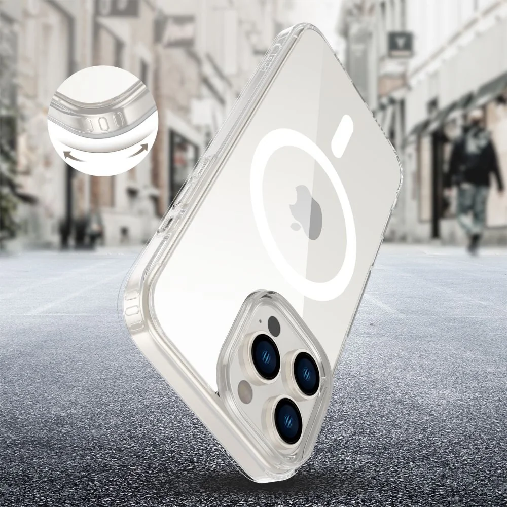 Tech-Protect FlexAir Hybrid CC MagSafe kryt na iPhone 16 Pro Max, prie svitný