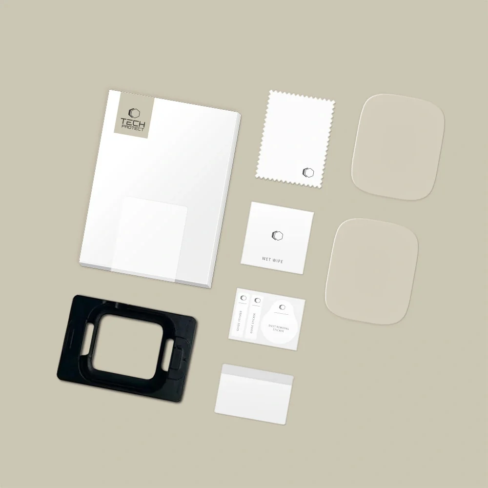 Tech-Protect Supreme Set 2x ochranné sklo na Apple Watch 4 / 5 / 6 / SE 1 / 2 / 3 (40mm) E 1 / 2 / 3 (40mm)