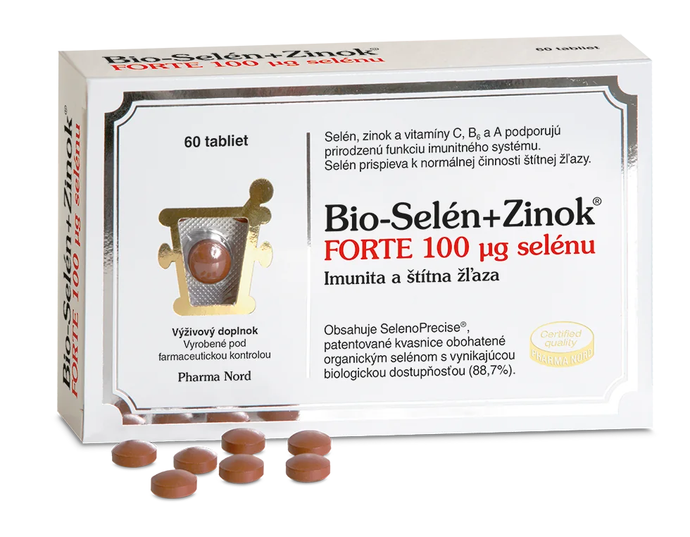 PHARMA NORD BIO-SELEN+ZINOK FORTE 1×60 tbl, výživový doplnok