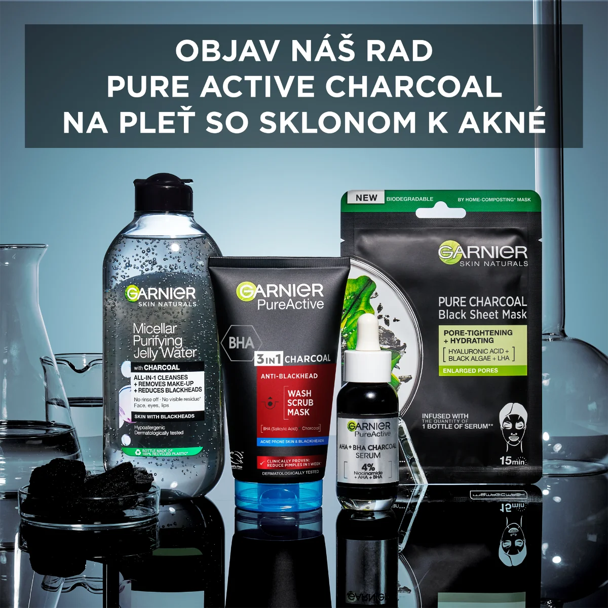 Garnier Pure Active 3IN1 1×150 ml, maska