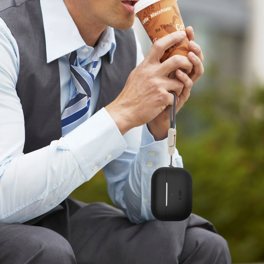 Tech-Protect Silicone puzdro na Apple AirPods Pro 1 / 2, ružové