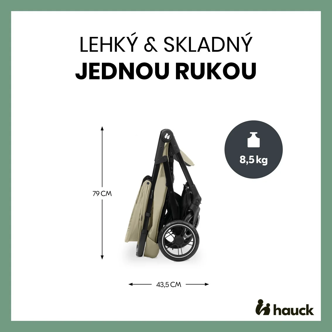 Hauck Shop N Care športový kočík Olive
