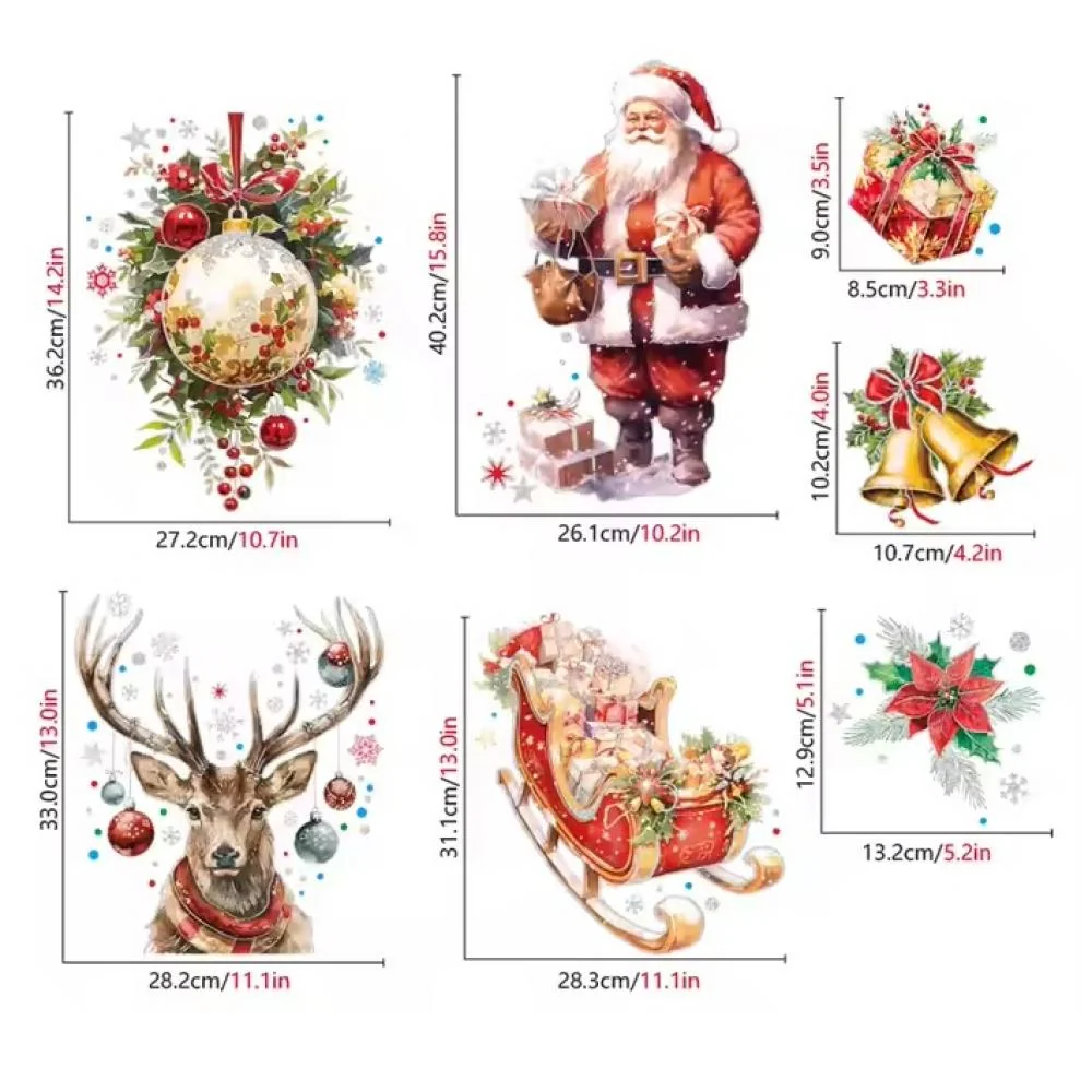 Samolepka na stenu/Tapeta Merry Christmas/Typ2