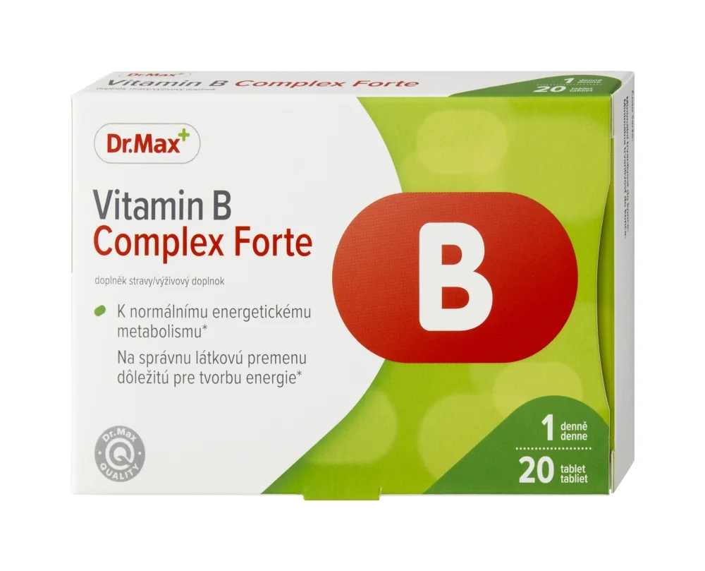 Dr. Max Vitamin B Complex Forte 1×20 tbl, b komplex