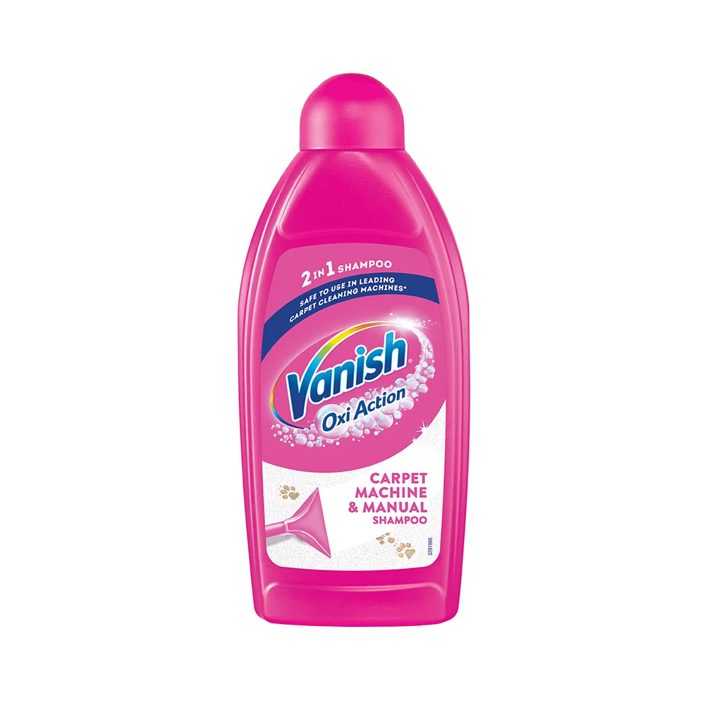 Vanish Oxi Action Šampón na ručné čistenie kobercov Lemon 500 ml