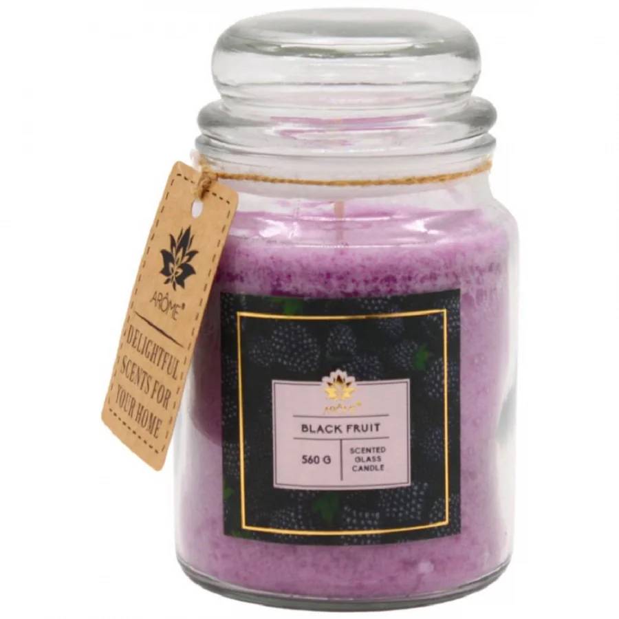 ARÔME Sviečka v skle 560 g, Black Fruit