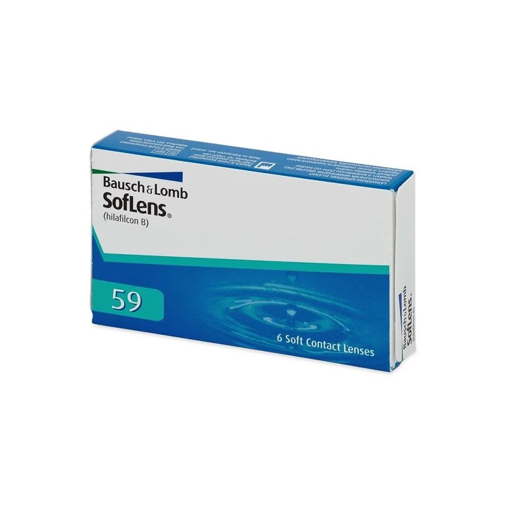 Mesačné Soflens 59 (6 šošoviek) Dioptrie: -6.5, Zakrivenie: 8.6