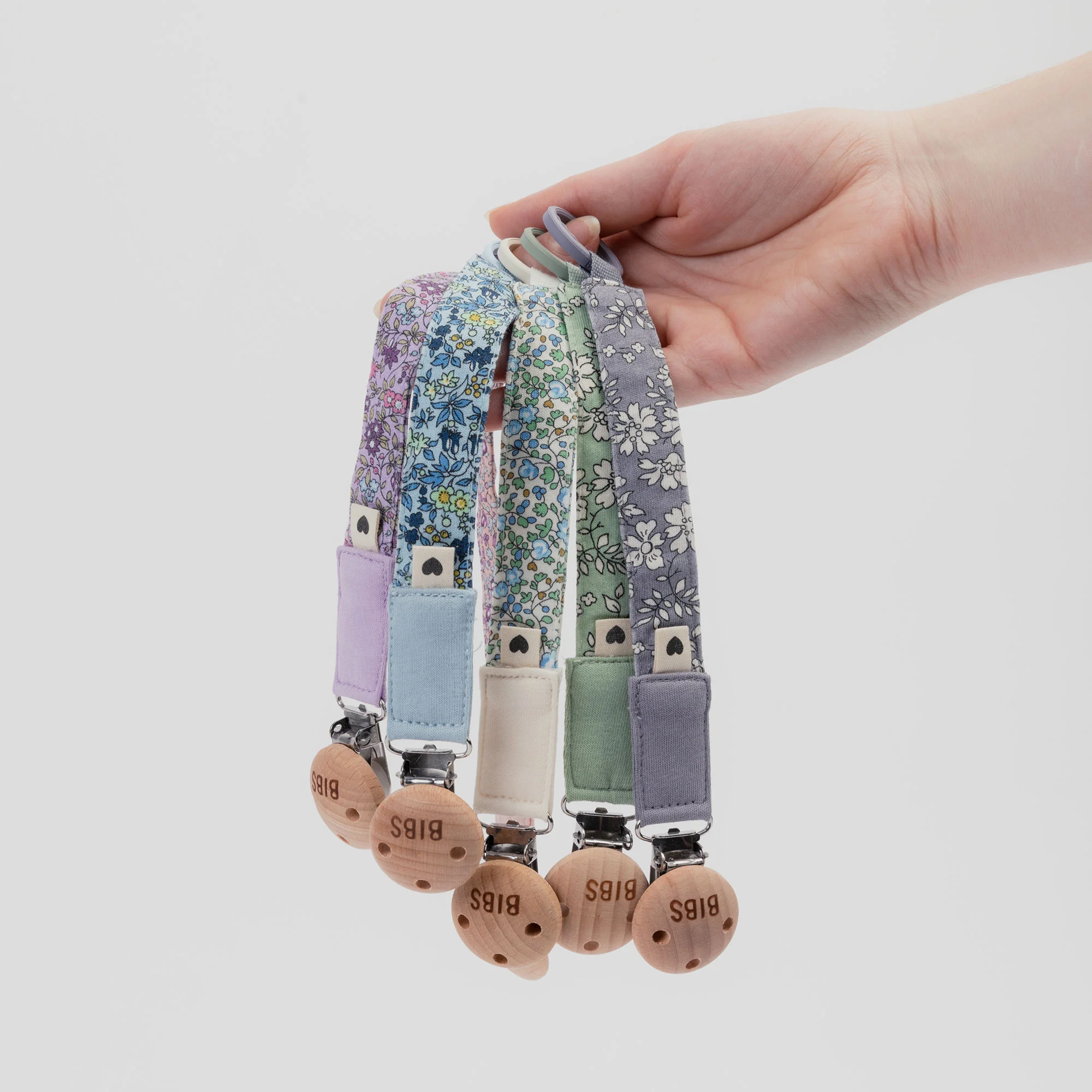 BIBS x LIBERTY klip na cumlík Baby Blue