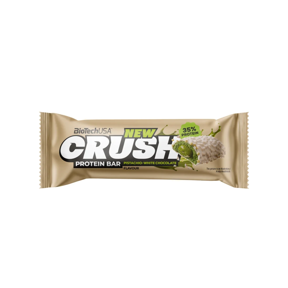 Biotech USA Crush Protein Bar pistácia-biela čokoláda 45 g