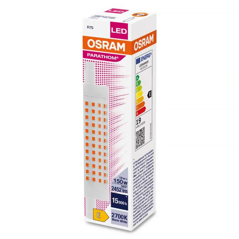 Žiarovka LEDVANCE LED HALOLINE 118mm 18,2W/827 (150W)