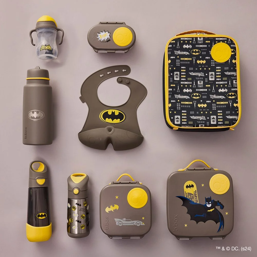Termoska na pitie so slamkou 350 ml Batman, nerezová oceľ