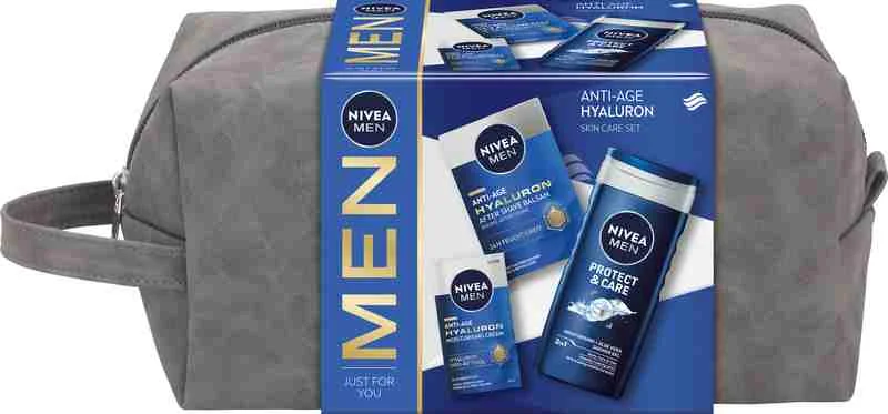 NIVEA MEN BAG HYALURON 1×1 ks, darčekové balenie