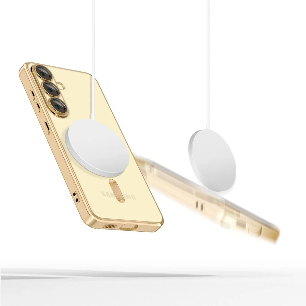 Tech-Protect MagFlex MagSafe kryt na Samsung Galaxy S25, zlatý