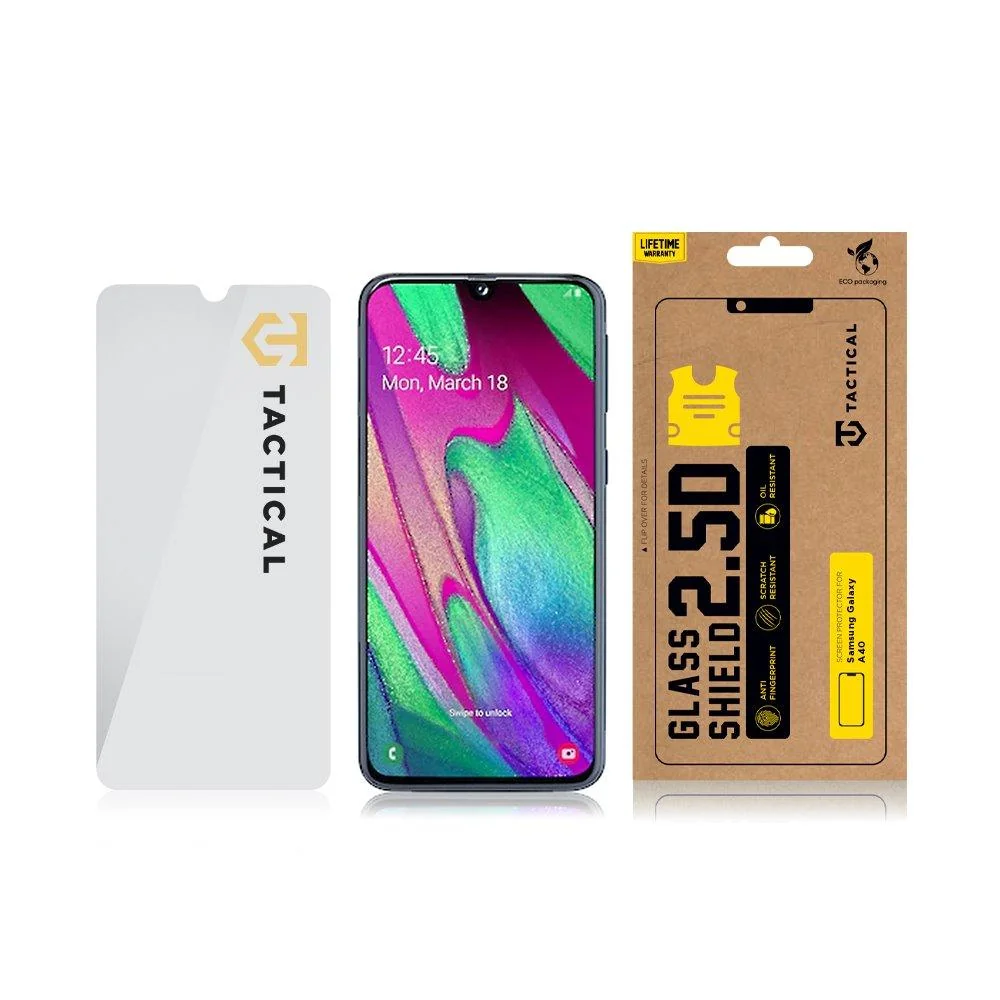 Sklo pre Samsung Galaxy A40 - Transparentná