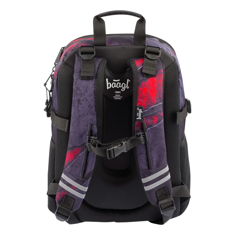 Školský batoh Core Láva čierny, ergonomický