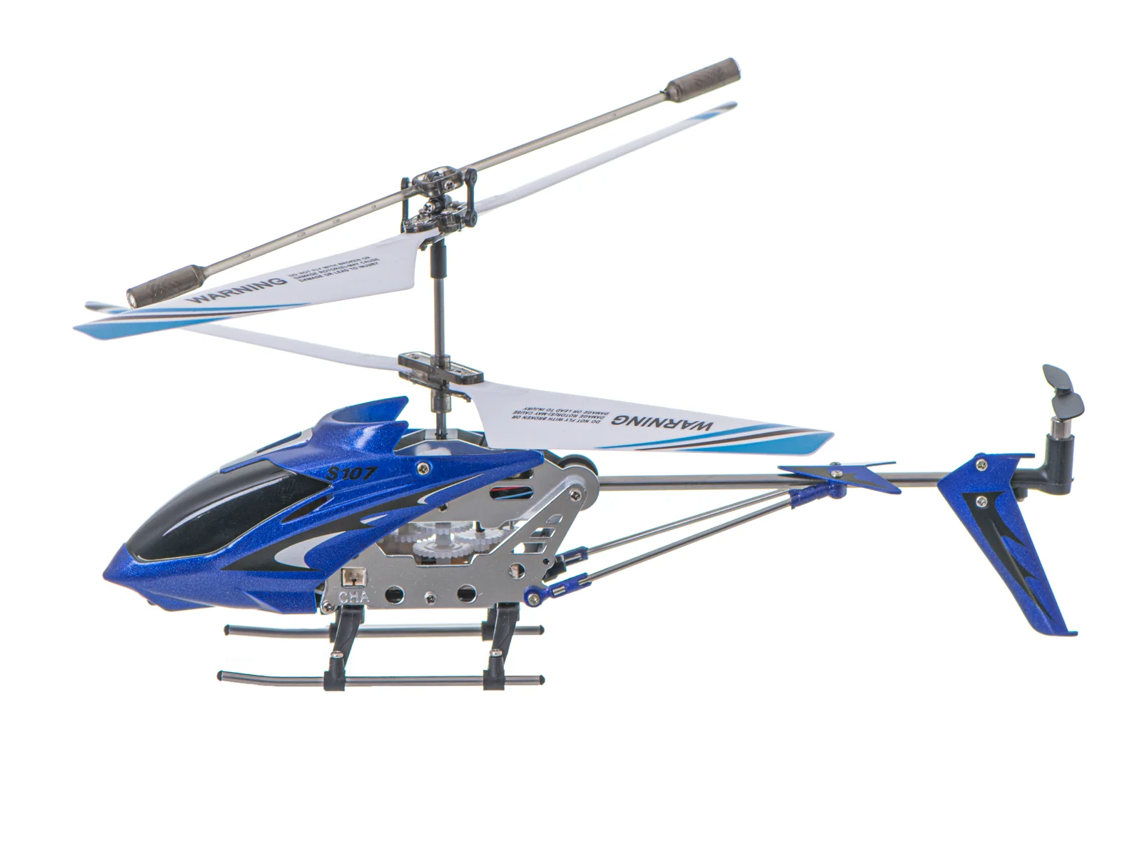 RC helikoptéra Syma – modrá, GYRO, kovová konštrukcia