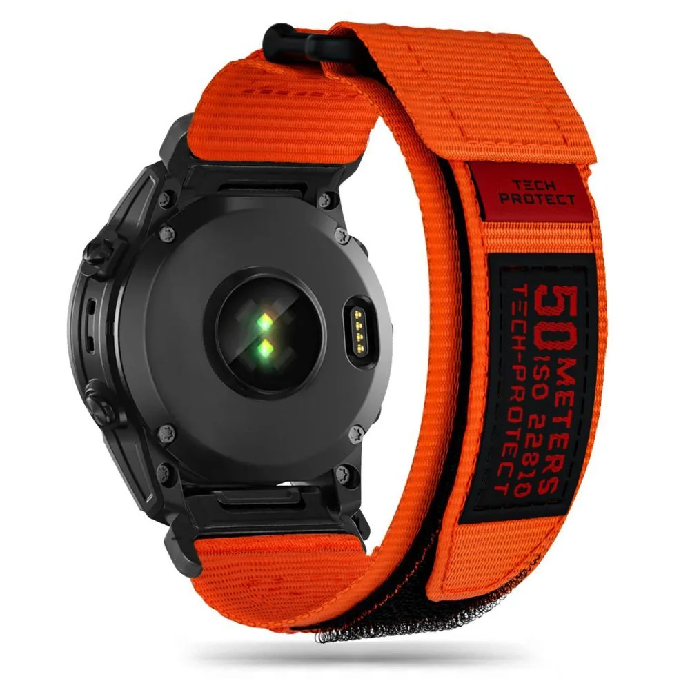 Tech-Protect Scount Pro remienok na Garmin Fenix 5 / 6 / 6 Pro / 7 orange
