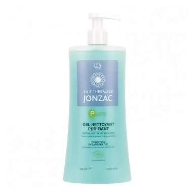 JONZAC Pure ČISTIACI GÉL BIO na zmiešanú pleť, s pumpičkou 1×400 ml, čistiaci gél