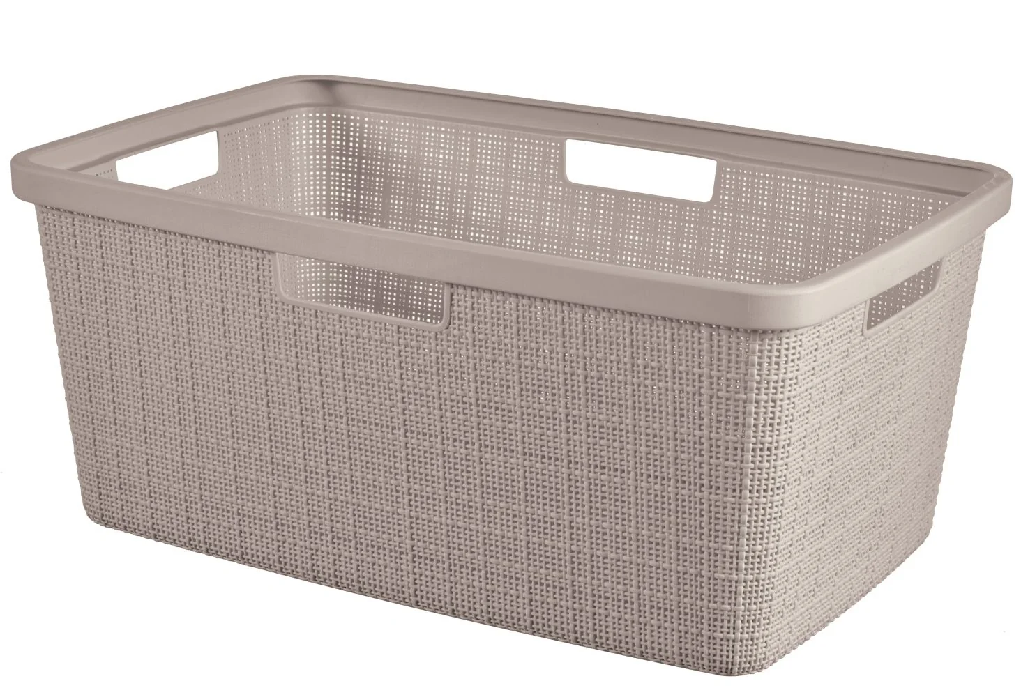 Kôš na bielizeň Curver Jute 46L taupe