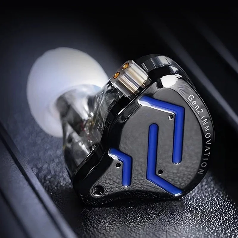 KZ ZSN PRO 2 hybridné HiFi slúchadlá do uší, strieborné