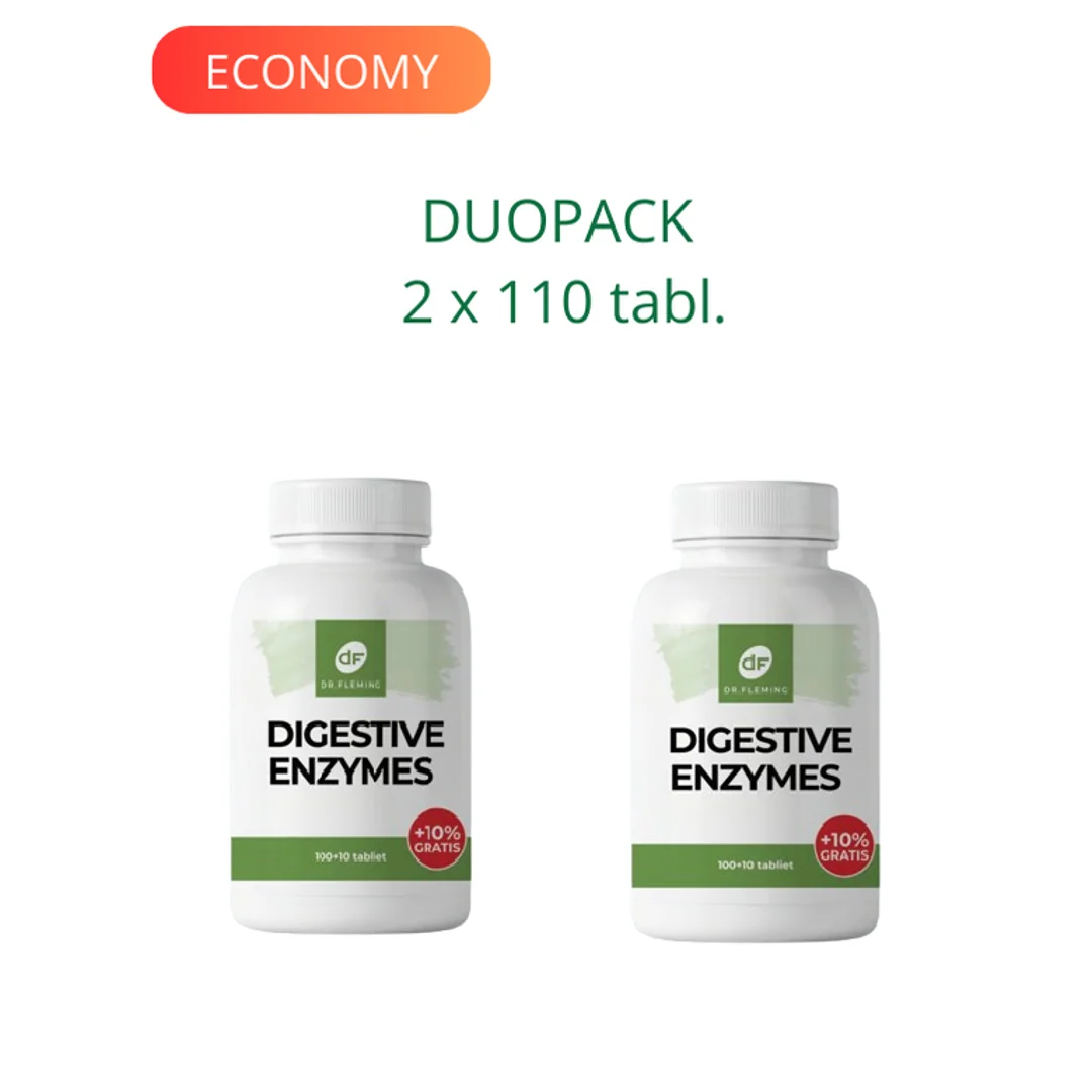 DR. FLEMING Digestive Enzymes tráviace enzýmy 220ks DUOPACK