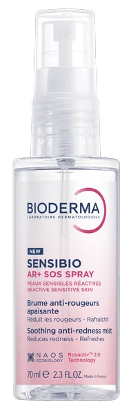 BIODERMA Sensibio AR+ SOS sprej pre rýchlu úľavu pleťi so sklonom k začervenaniu a rosacou 70 ml