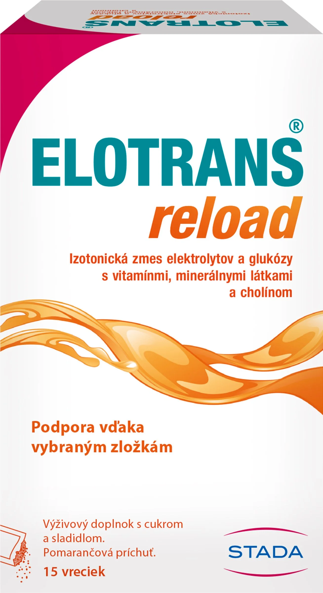 ELOTRANS reload 1×15 ks, izotonická zmes