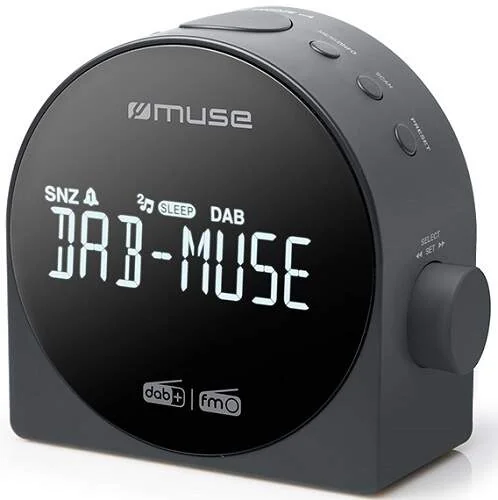 MUSE M-185CDB, rádiobudík s FM/DAB