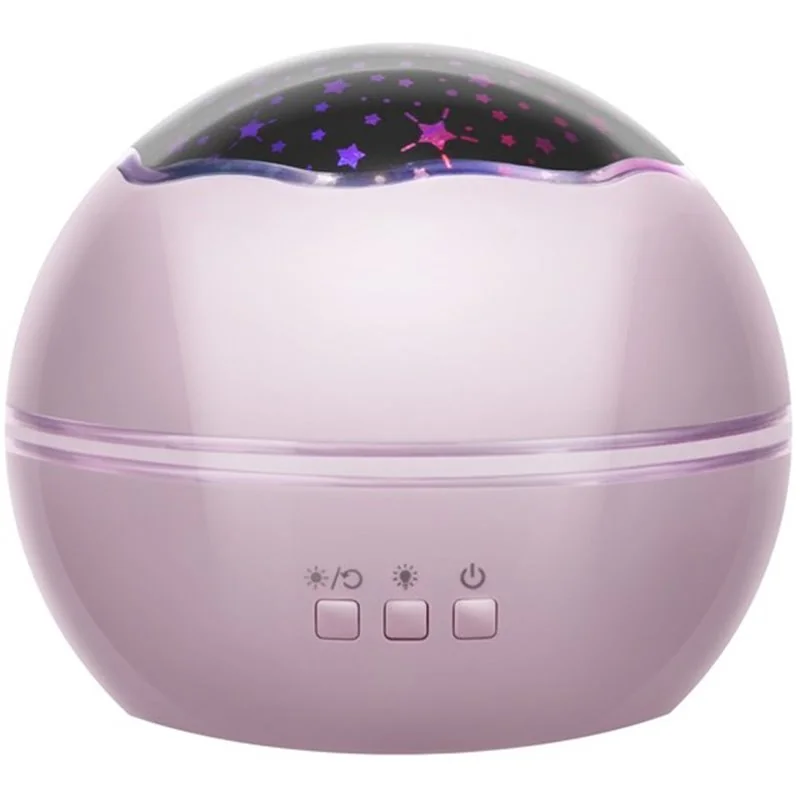 Svietidlo hviezdne nebo DREAM ROTATING PINK