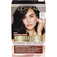 L'Oréal Paris Excellence Creme Universal Nudes permanentná farba na vlasy 2U Čierno-hnedá