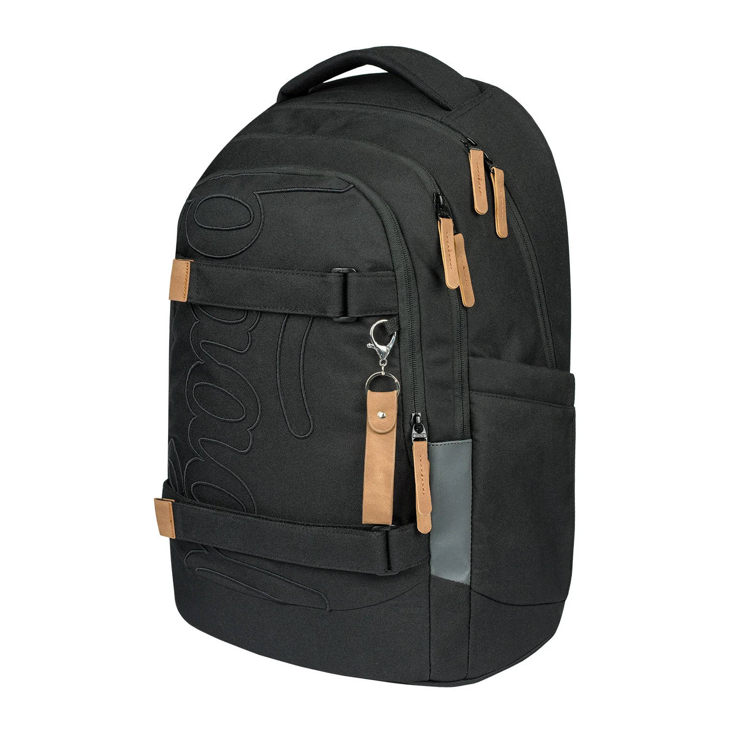 Baagl školský batoh Skate Max Darkness ergonomický, čierny
