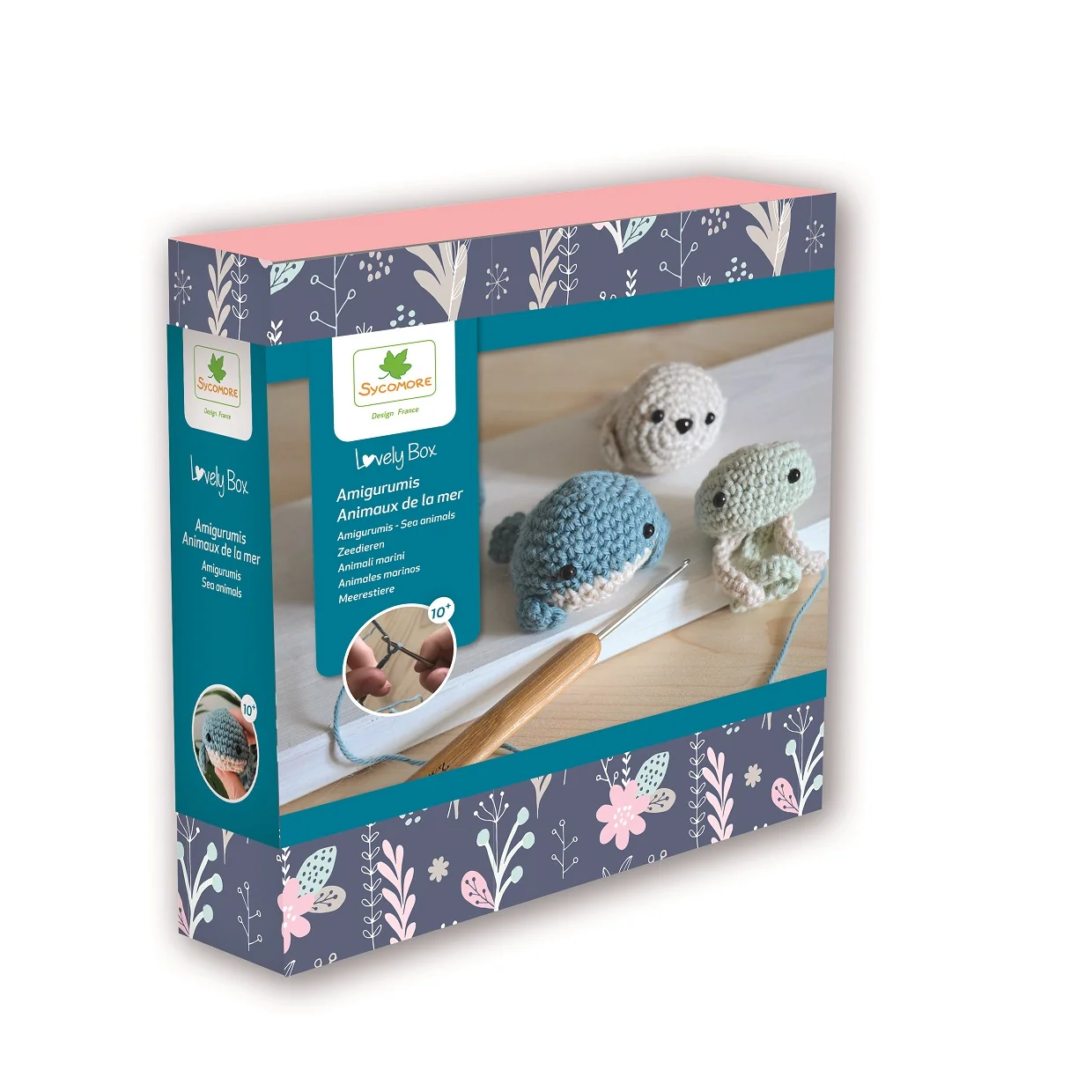 Lovely Box - háčkované morské zvieratká - Amigurumi