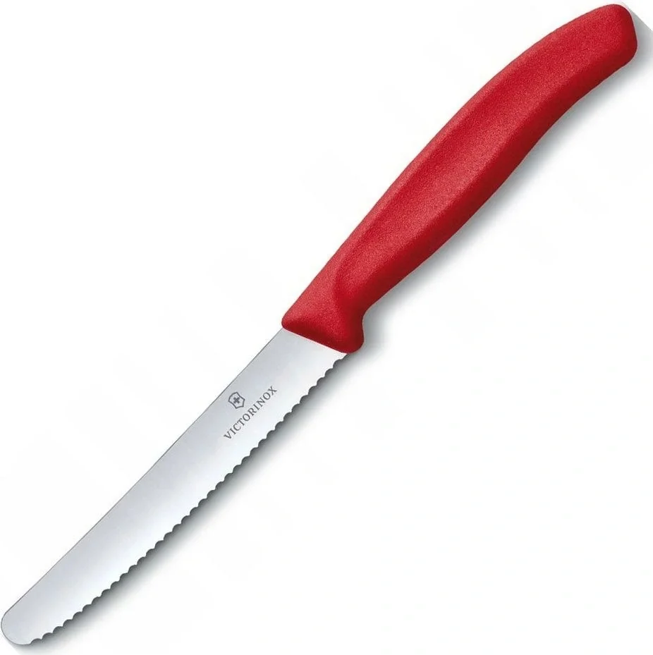 Victorinox Swiss Classic nôž na paradajky, 11 cm, červený