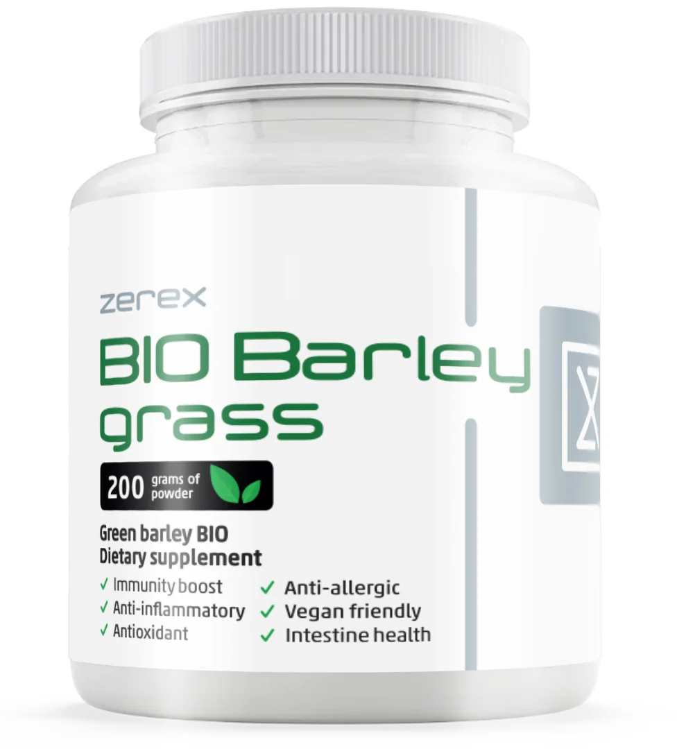 Zerex BIO Zelený jačmeň 1×200 g, výživový doplnok