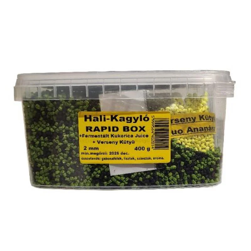 BUKI MIX Premium Rapid Pellet Box 2mm / 400g Halibut- mušľa