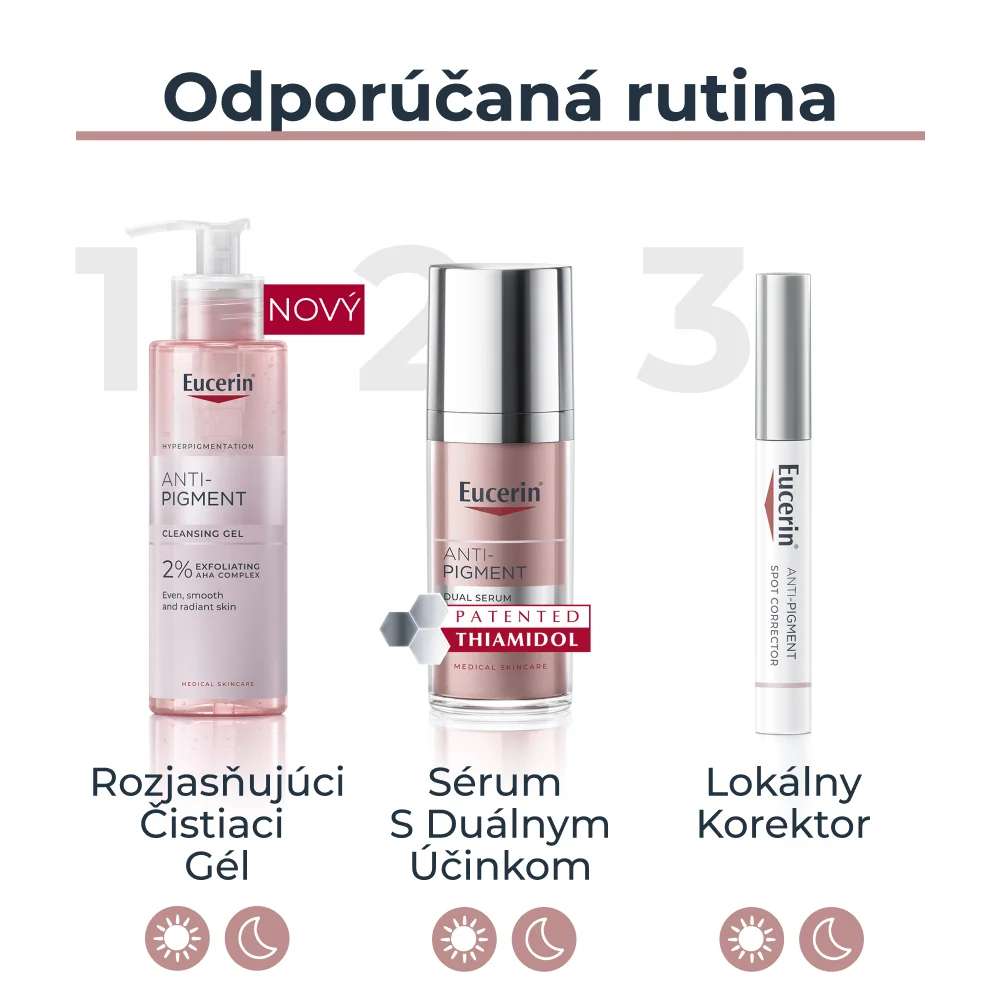 Eucerin ANTI-PIGMENT Lokálny korektor 1×5 ml, hyperpigmentácia pleti