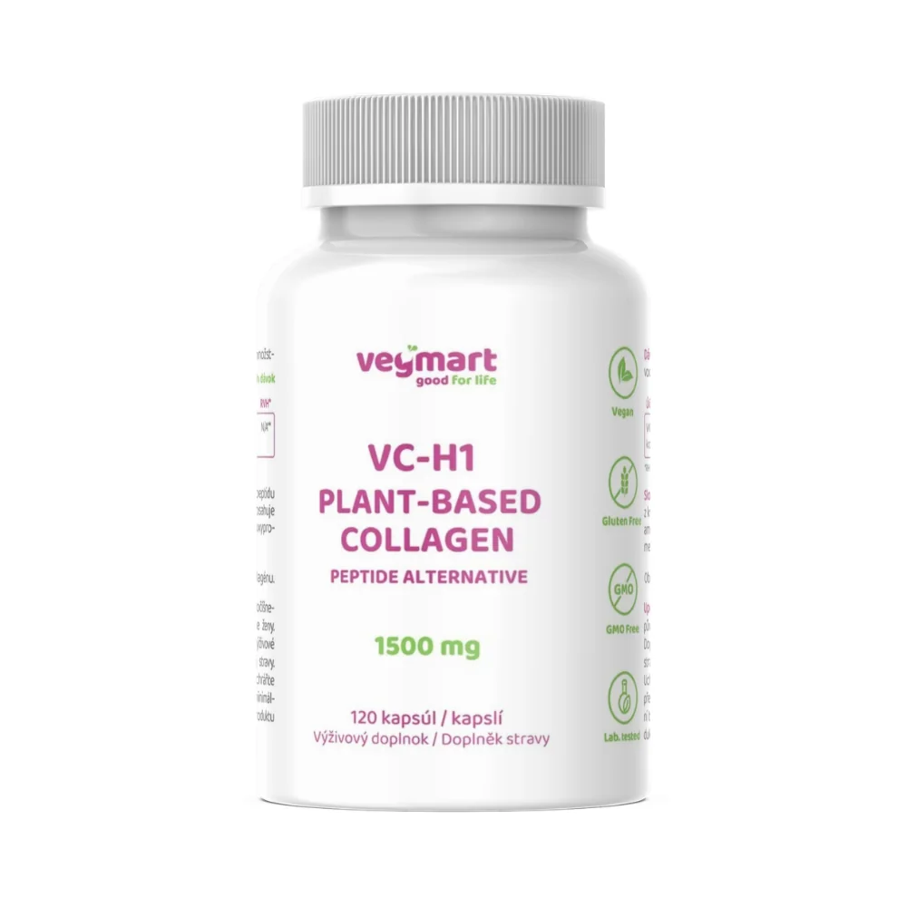 Vegmart Rastlinná alternatíva kolagénu VC-H1 1500 mg, 120 kapsúl