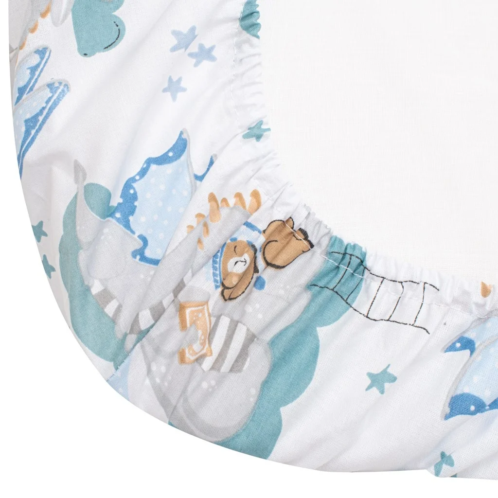 Bavlnené prestieradlo do kočíka New Baby Dráčik 35x75 cm , 