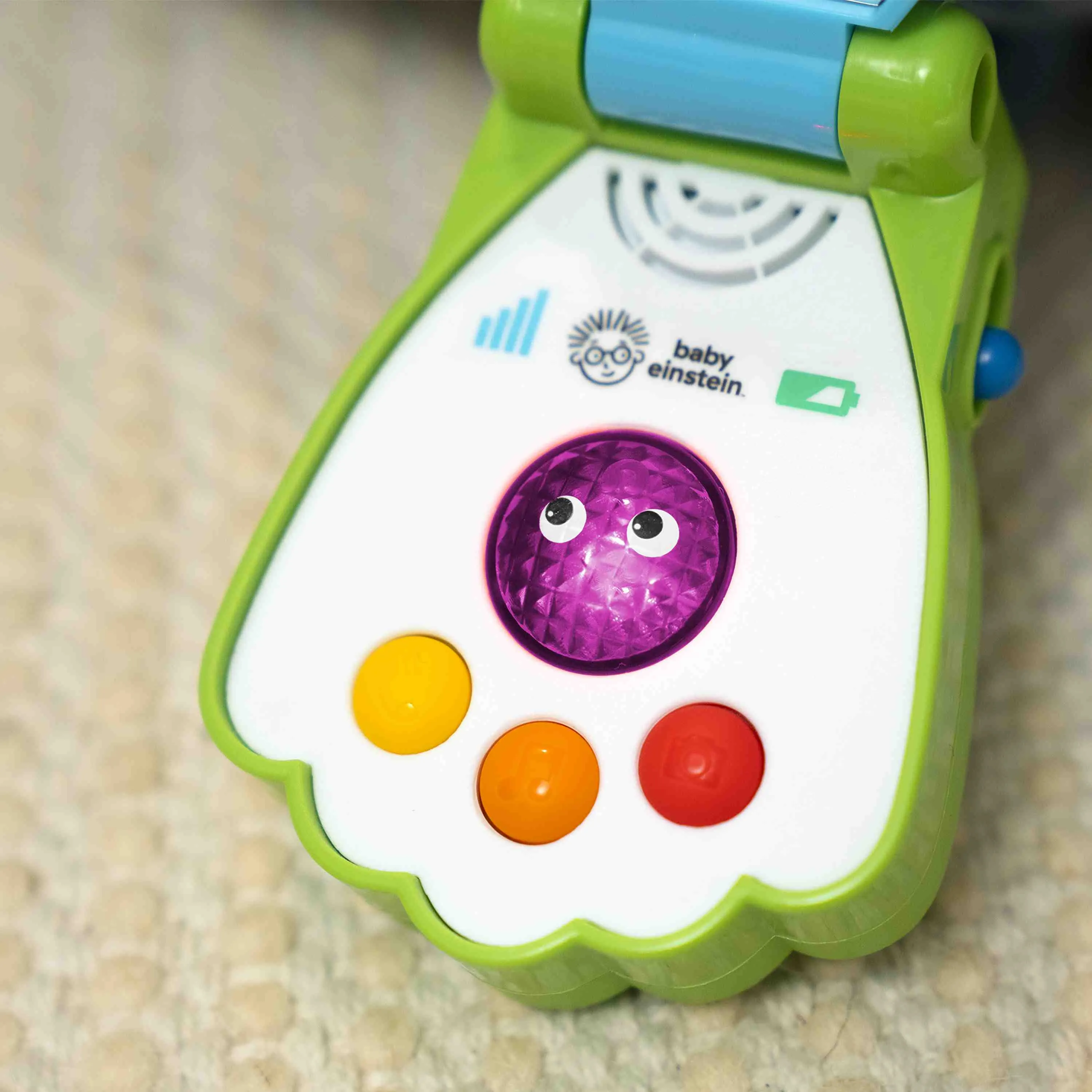 BABY EINSTEIN Hračka hudobná telefón Shell Phone™ 6m+ 1×1 ks, hračka pre deti