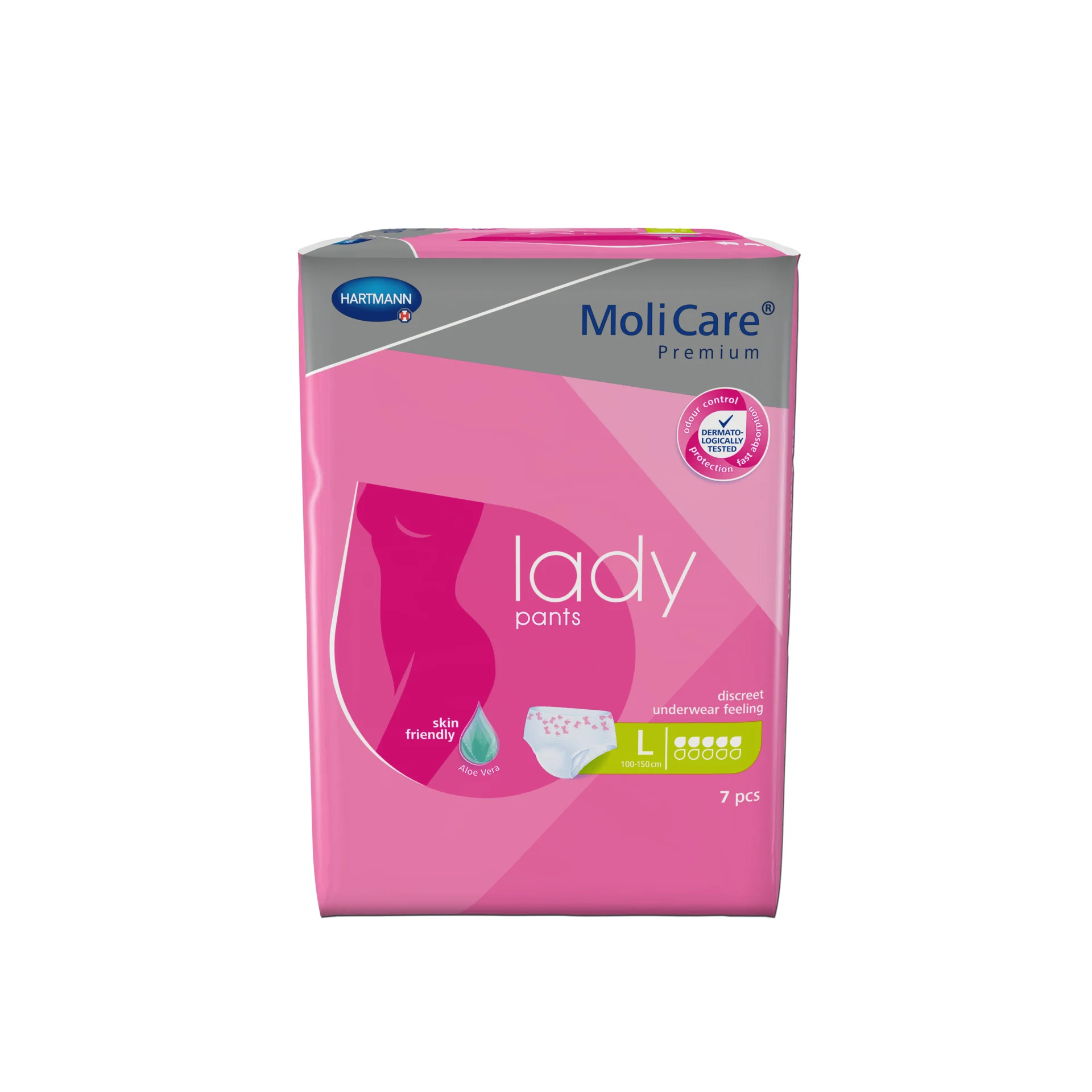 MOLICARE PREMIUM LADY PANTS 5KV. L 1×7 ks, inkontinenčné nohavičky