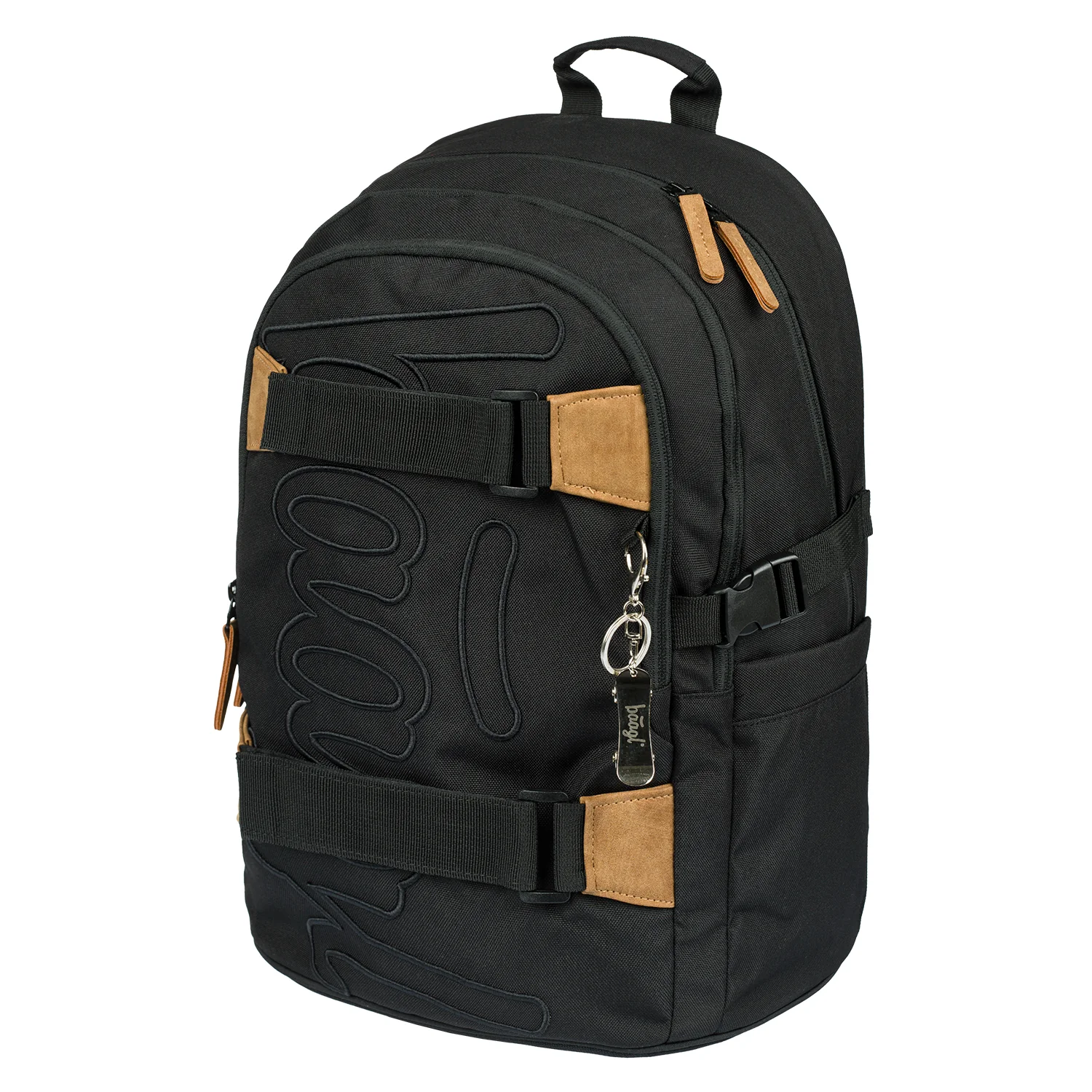 Baagl školský batoh Skate Darkness 25 l čierny, ergonomický