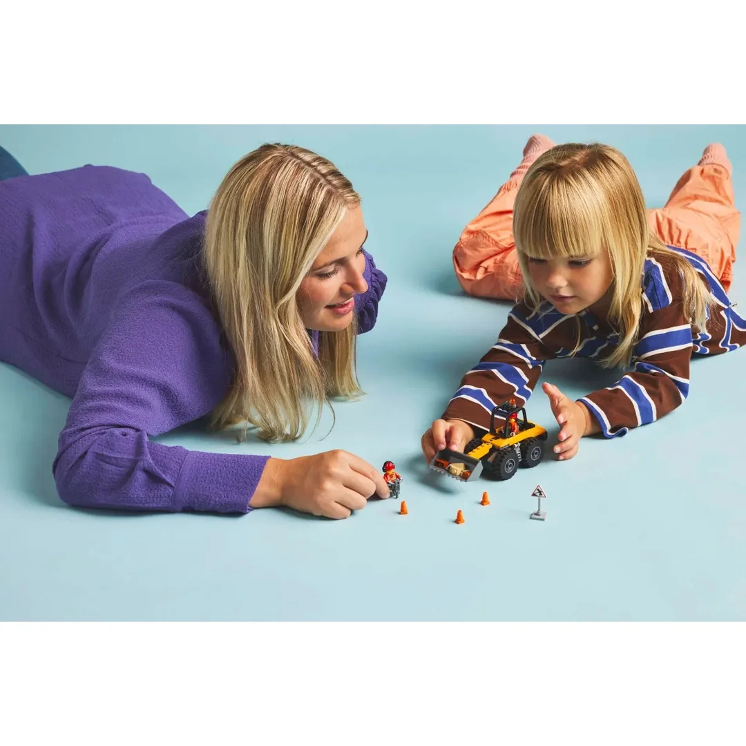 LEGO® City 60450 Žltý stavebný lopatový nakladač