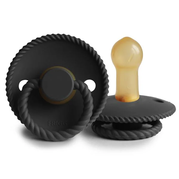 FRIGG Rope kaučukový cumlík Jet Black, +6m, 1 ks 1×1 ks, kaučukový cumlík