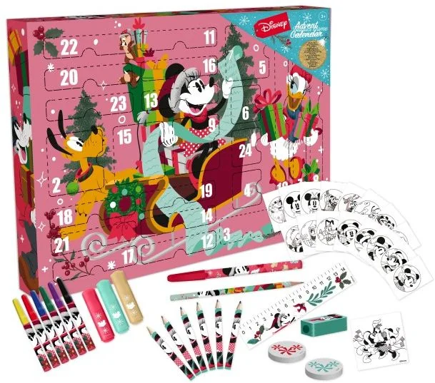 Alltoys adventný kalendár Disney Minnie 1×1 ks, adventný kalendár