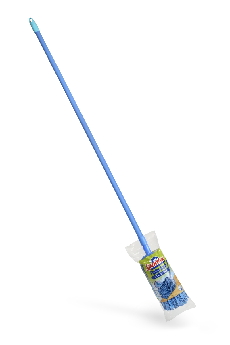 Spontex Poder Azul mop s tyčou 1 x 1 ks, mop s tyčou