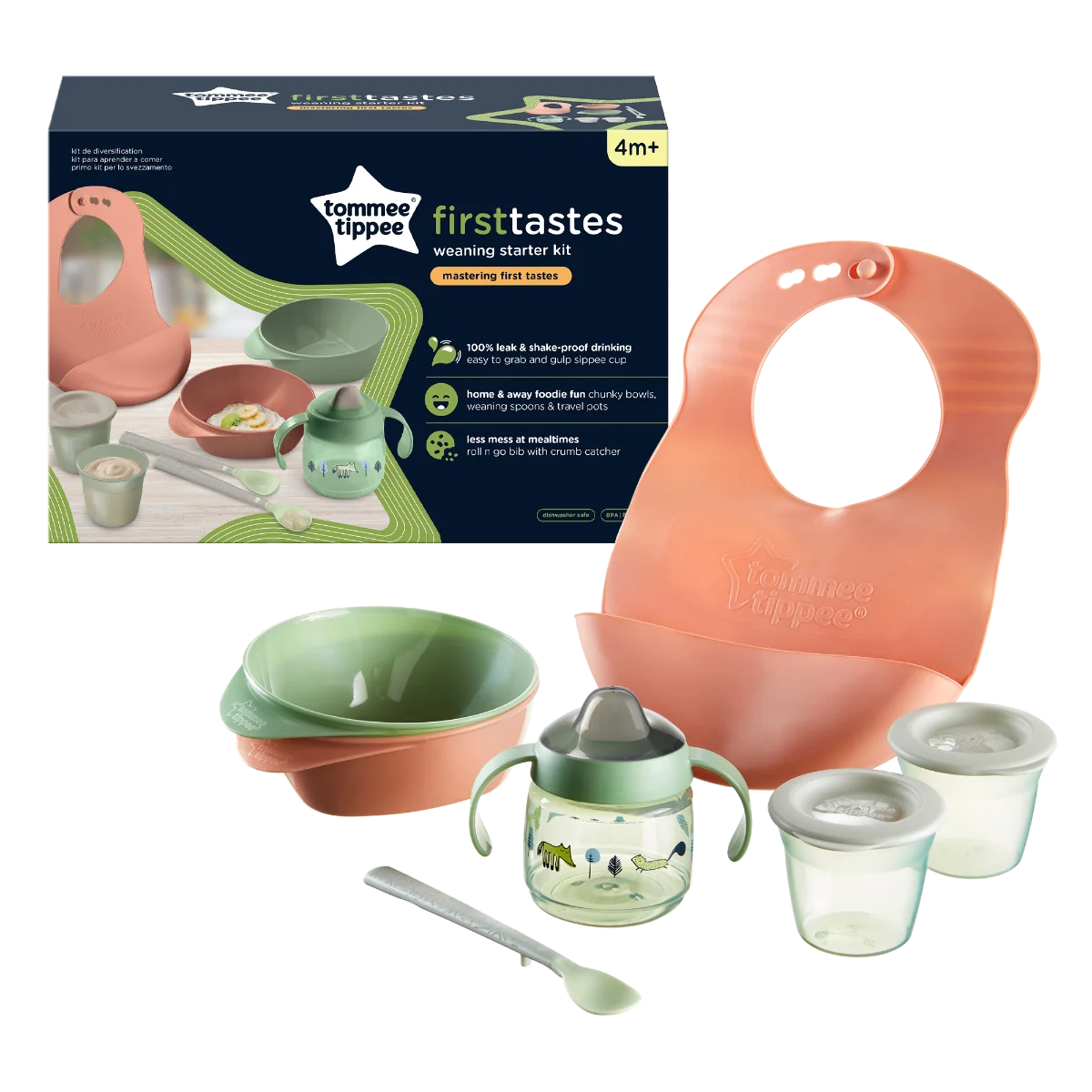 Tommee Tippee Súprava na kŕmenie 4m+ 1×8 ks, kŕmenie