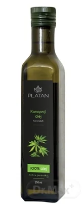 PLATAN Konopný olej 1×250 ml, konopný olej