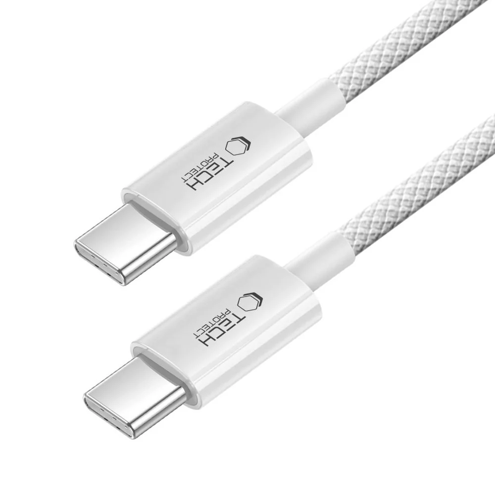 Tech-Protect Ultraboost Lite kábel USB-C / USB-C PD 60W / 3A 1m, sivý