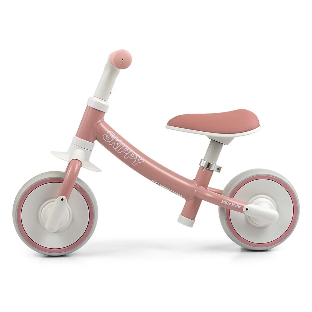Detské odrážadlo kolo Milly Mally Skippy pink , 20C59014