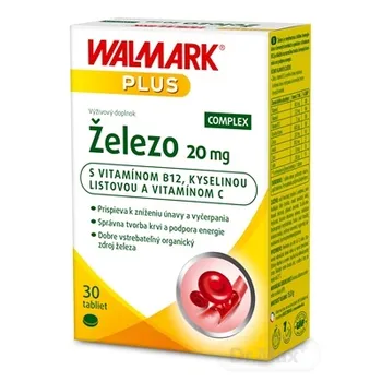 WALMARK Železo COMPLEX 20 mg 1×30 tbl
